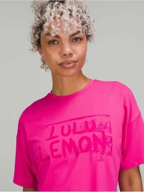 Lululemon Ed Curtis Abrasion Resistant Crop Tee 4 NWOT training shirt